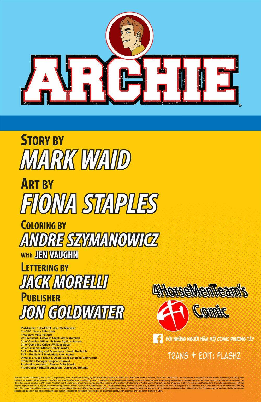 archie (2015) chương 1 - Next chương 2