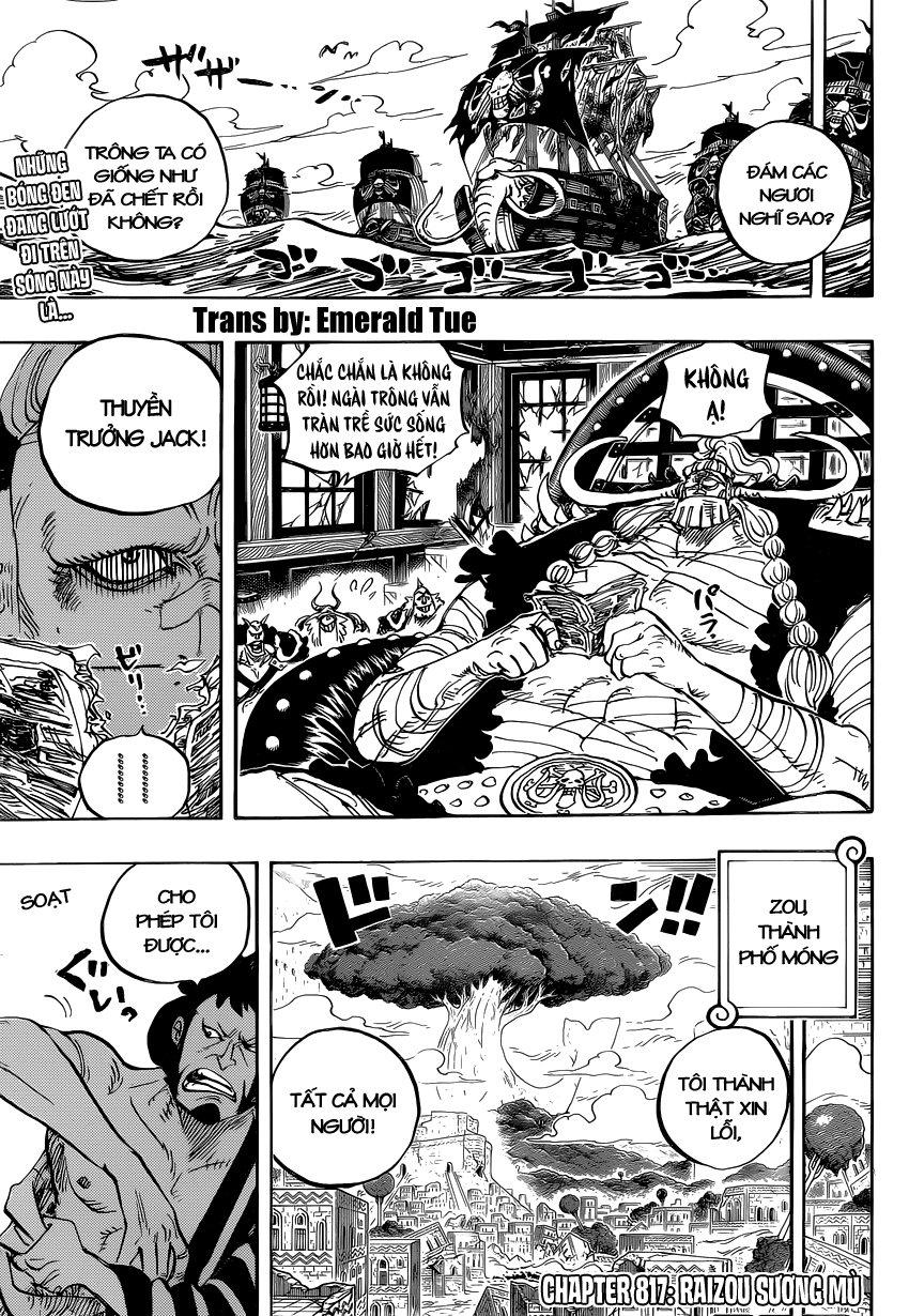 One Piece Chapter 817 - Trang 2