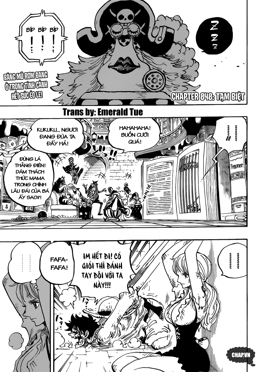 One Piece Chapter 848 - Trang 2