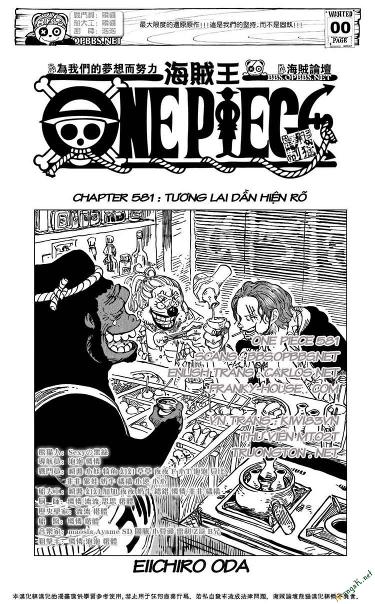 One Piece Chapter 581 - Trang 2