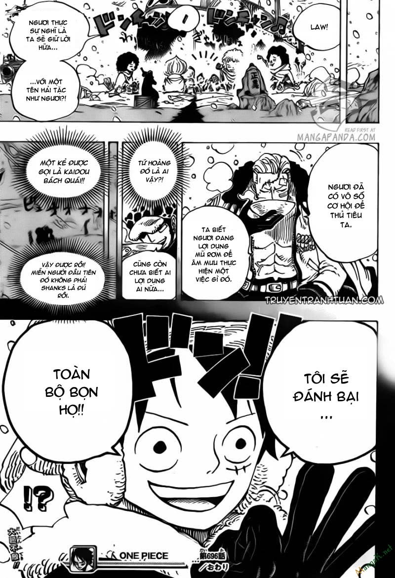 One Piece Chapter 696 - Trang 2