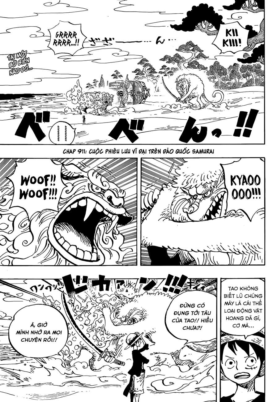 One Piece Chapter 911 - Trang 2