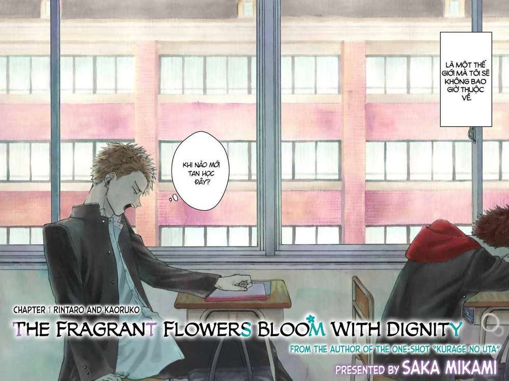 the fragrant flower blooms with dignity - kaoru hana wa rin to saku Chapter 0 - Trang 2