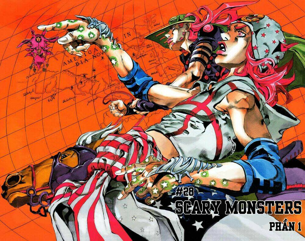 cuộc phiêu lưu bí ẩn phần 7: steel ball run chapter 28: scary monsters phần 1 - Next Chapter 29