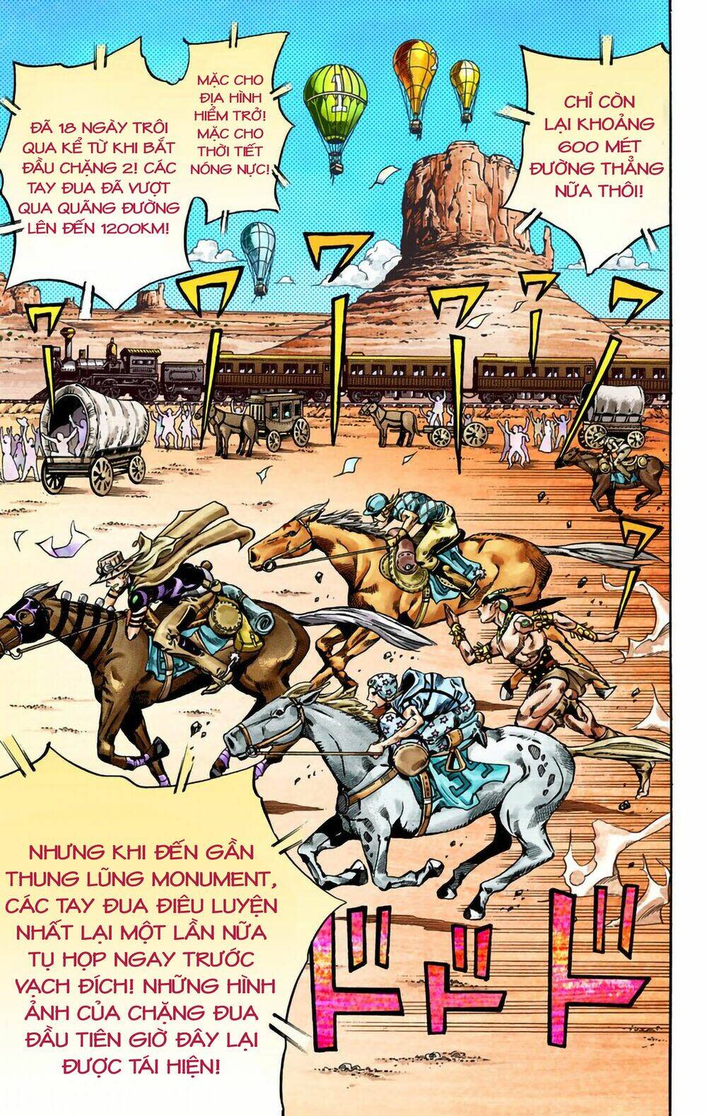 cuộc phiêu lưu bí ẩn phần 7: steel ball run chapter 28: scary monsters phần 1 - Next Chapter 29