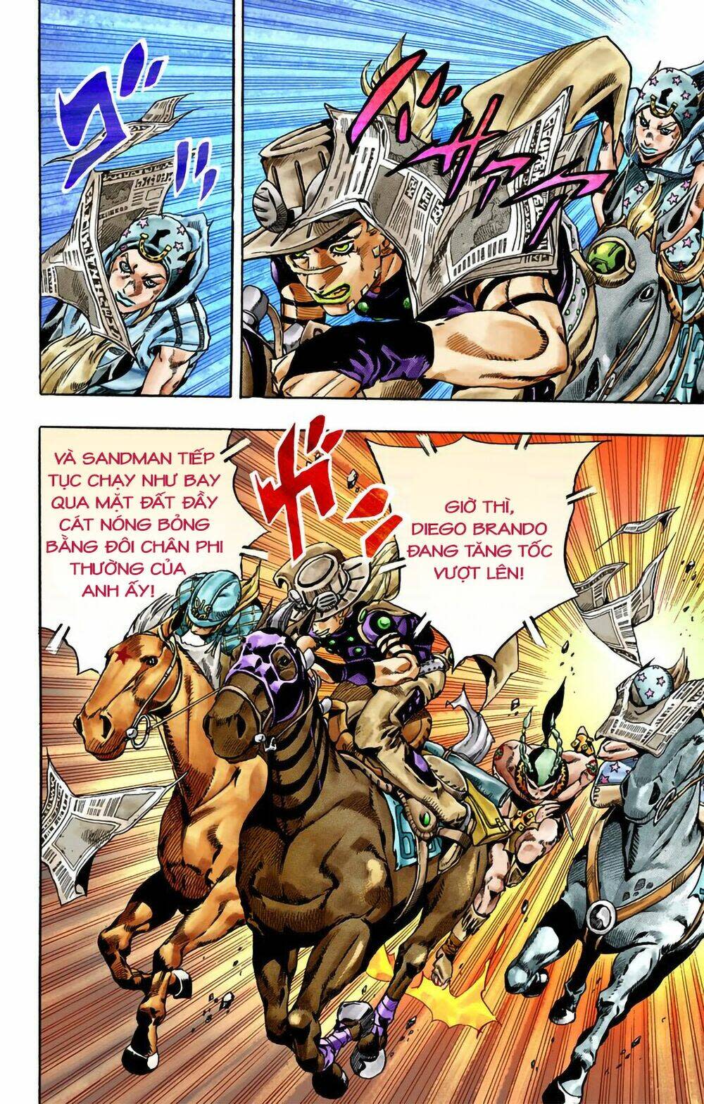 cuộc phiêu lưu bí ẩn phần 7: steel ball run chapter 28: scary monsters phần 1 - Next Chapter 29