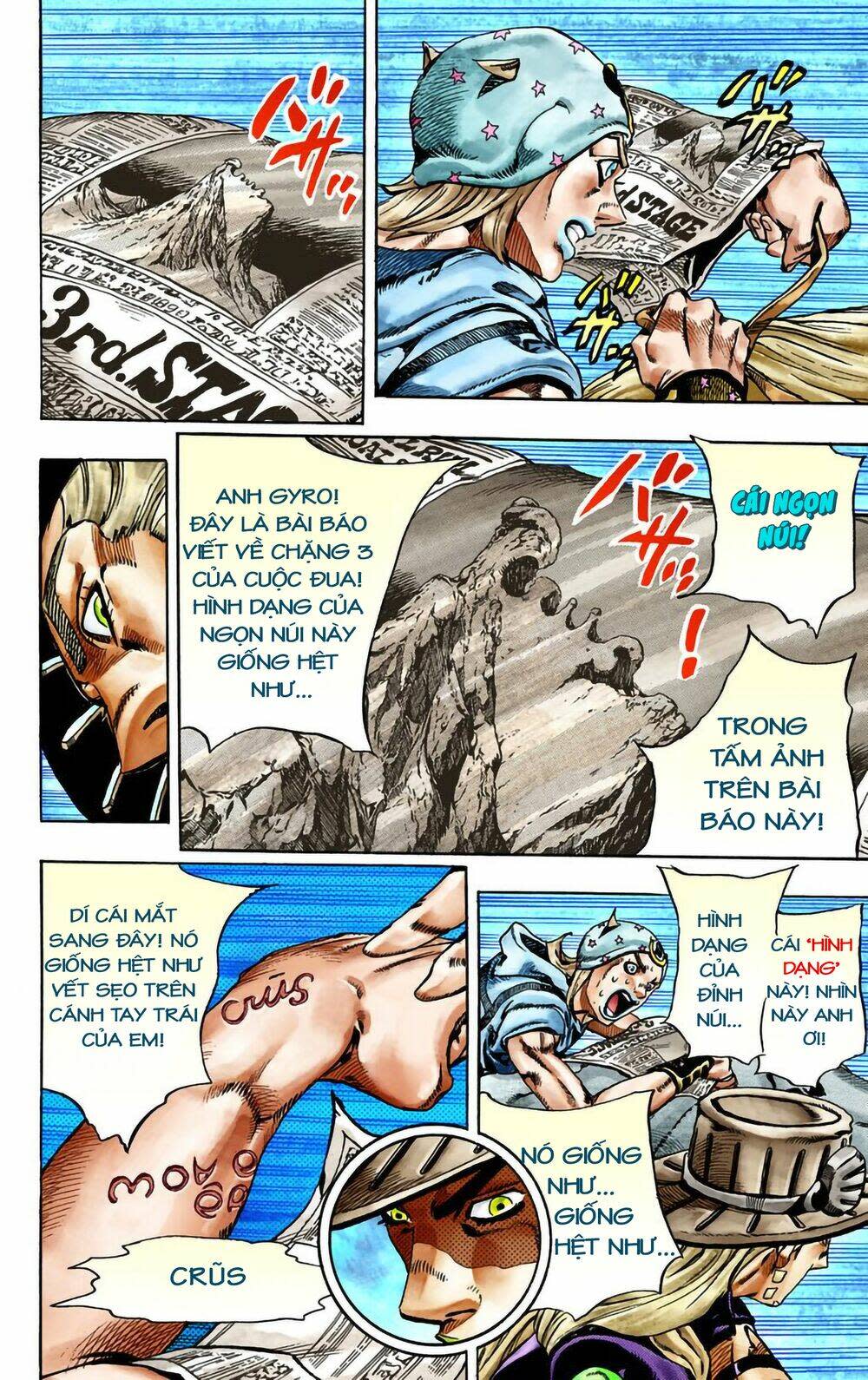 cuộc phiêu lưu bí ẩn phần 7: steel ball run chapter 28: scary monsters phần 1 - Next Chapter 29