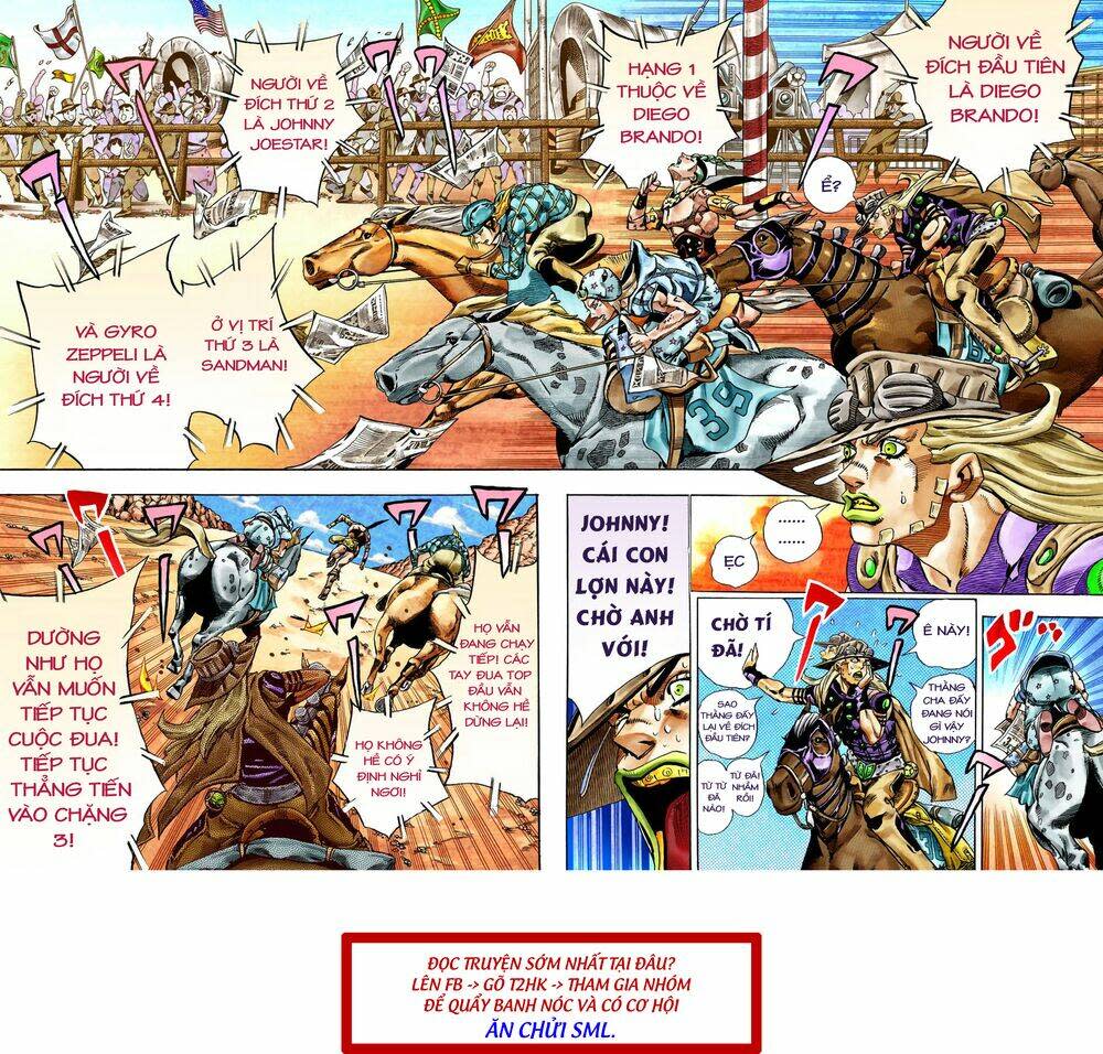 cuộc phiêu lưu bí ẩn phần 7: steel ball run chapter 28: scary monsters phần 1 - Next Chapter 29