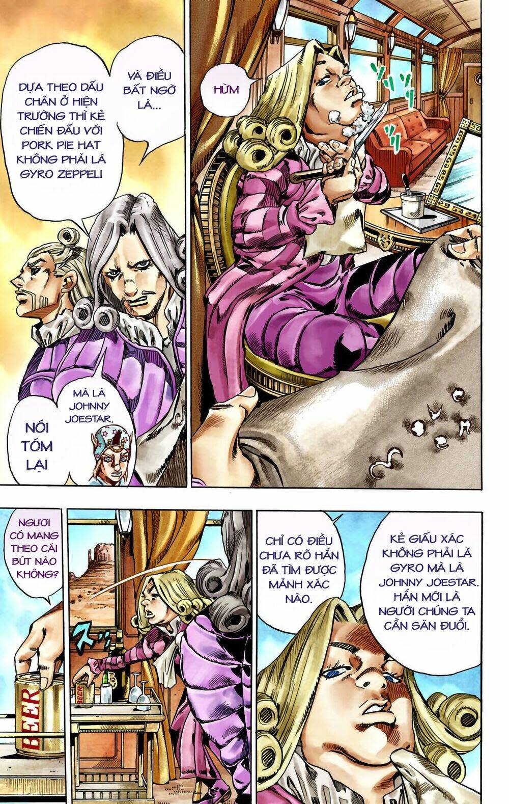 cuộc phiêu lưu bí ẩn phần 7: steel ball run chapter 28: scary monsters phần 1 - Next Chapter 29