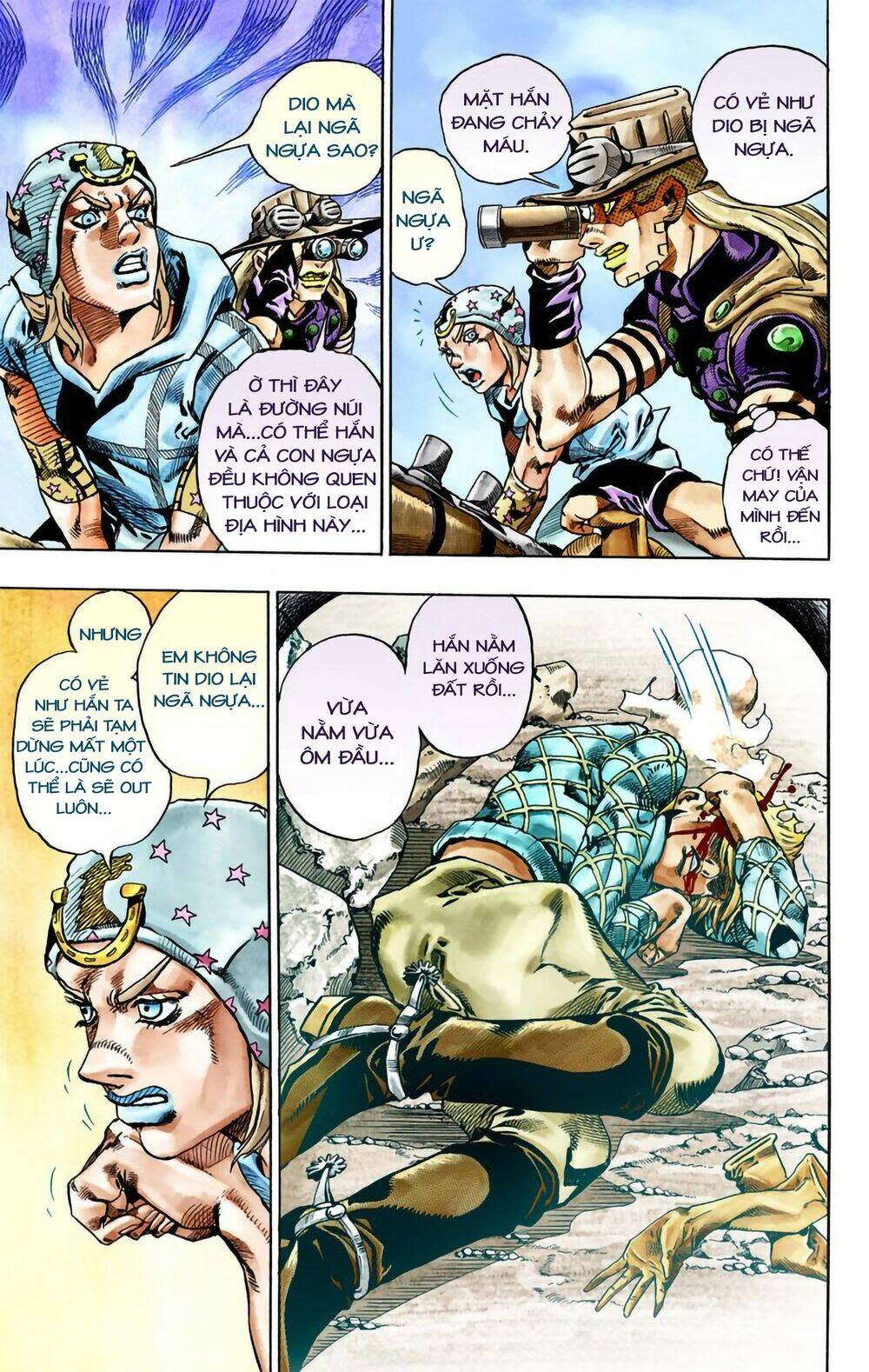 cuộc phiêu lưu bí ẩn phần 7: steel ball run chapter 28: scary monsters phần 1 - Next Chapter 29