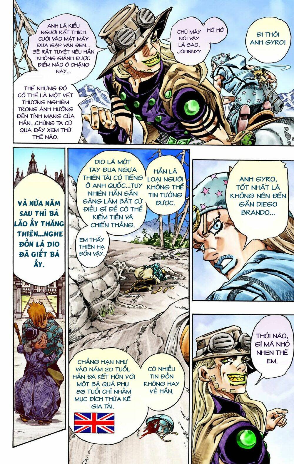 cuộc phiêu lưu bí ẩn phần 7: steel ball run chapter 28: scary monsters phần 1 - Next Chapter 29