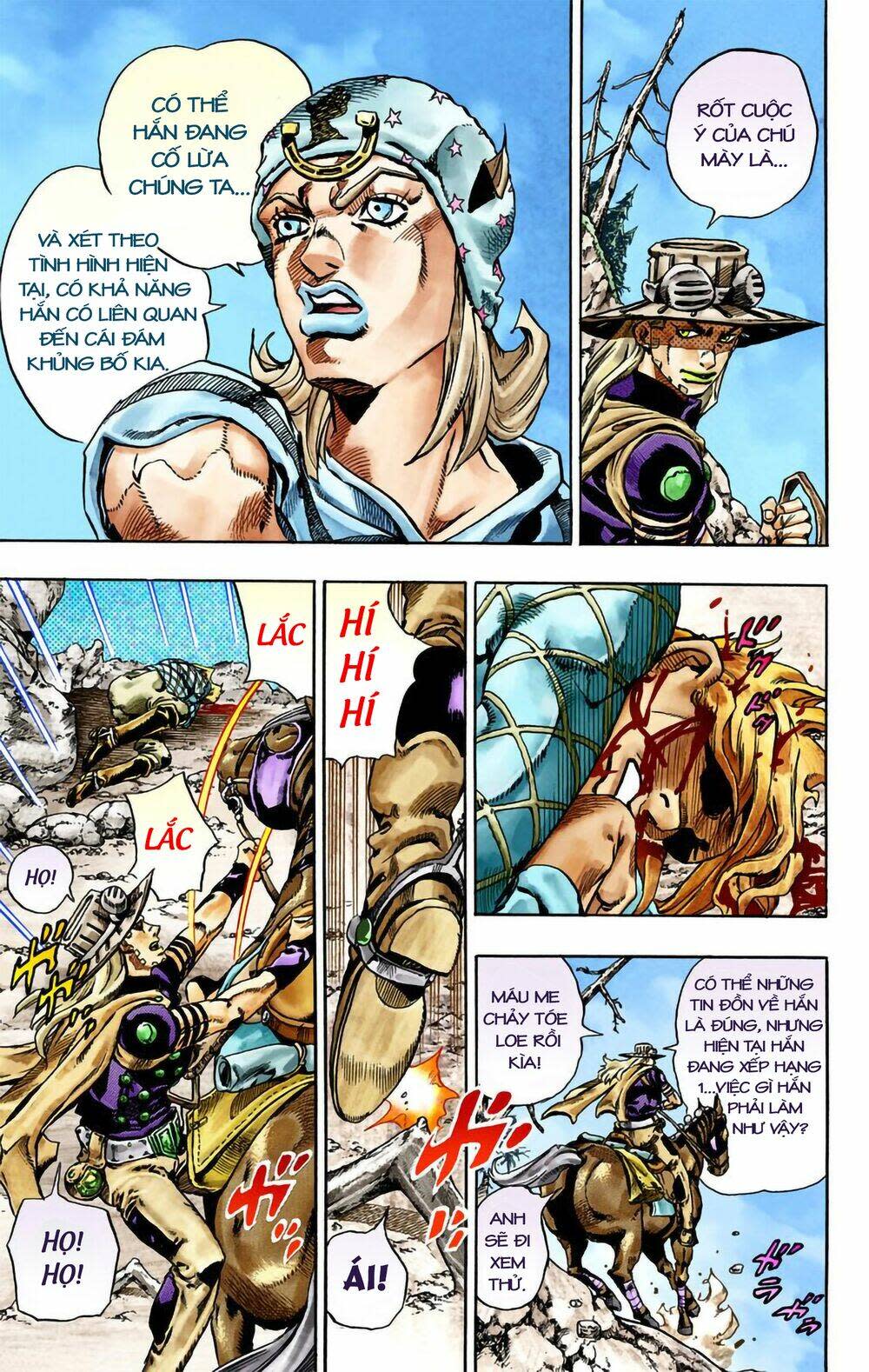 cuộc phiêu lưu bí ẩn phần 7: steel ball run chapter 28: scary monsters phần 1 - Next Chapter 29