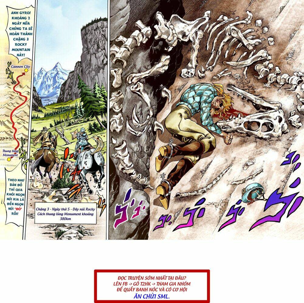 cuộc phiêu lưu bí ẩn phần 7: steel ball run chapter 28: scary monsters phần 1 - Next Chapter 29