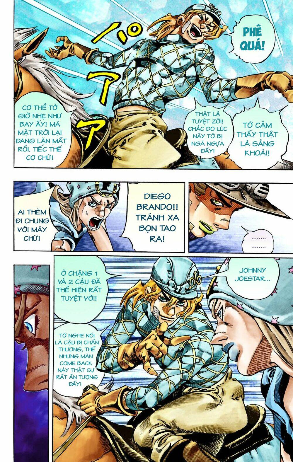 cuộc phiêu lưu bí ẩn phần 7: steel ball run chapter 28: scary monsters phần 1 - Next Chapter 29