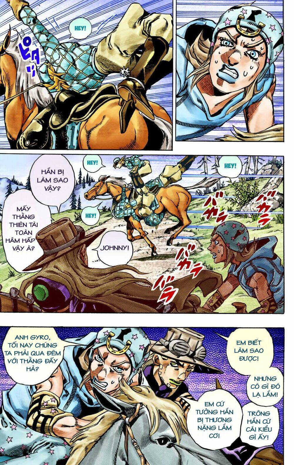 cuộc phiêu lưu bí ẩn phần 7: steel ball run chapter 28: scary monsters phần 1 - Next Chapter 29