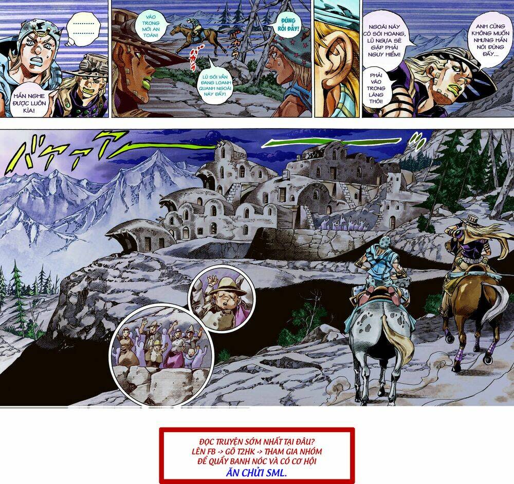 cuộc phiêu lưu bí ẩn phần 7: steel ball run chapter 28: scary monsters phần 1 - Next Chapter 29