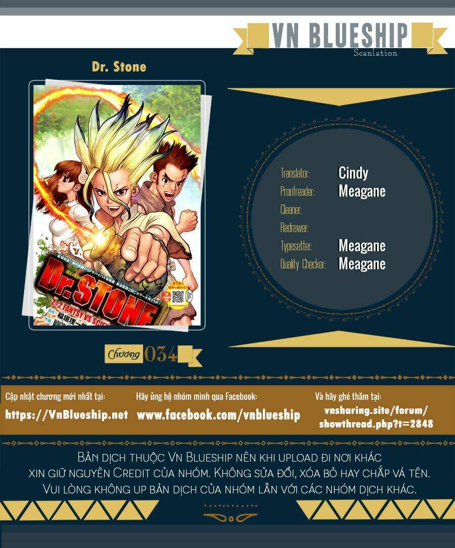 dr.stone - hồi sinh thế giới chapter 34 - Trang 2