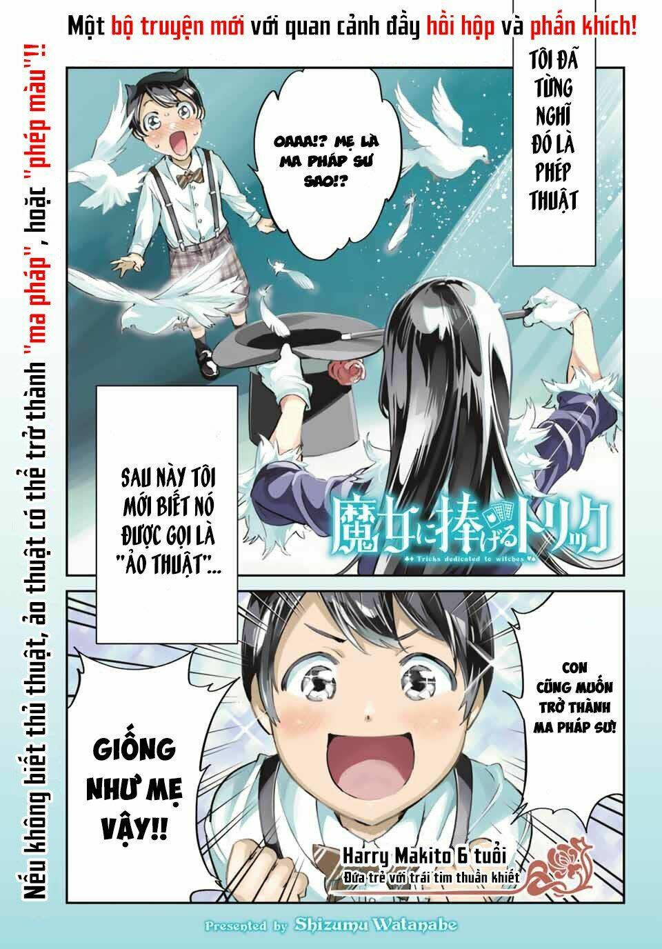 majo ni sasageru trick chapter 1 - Trang 2