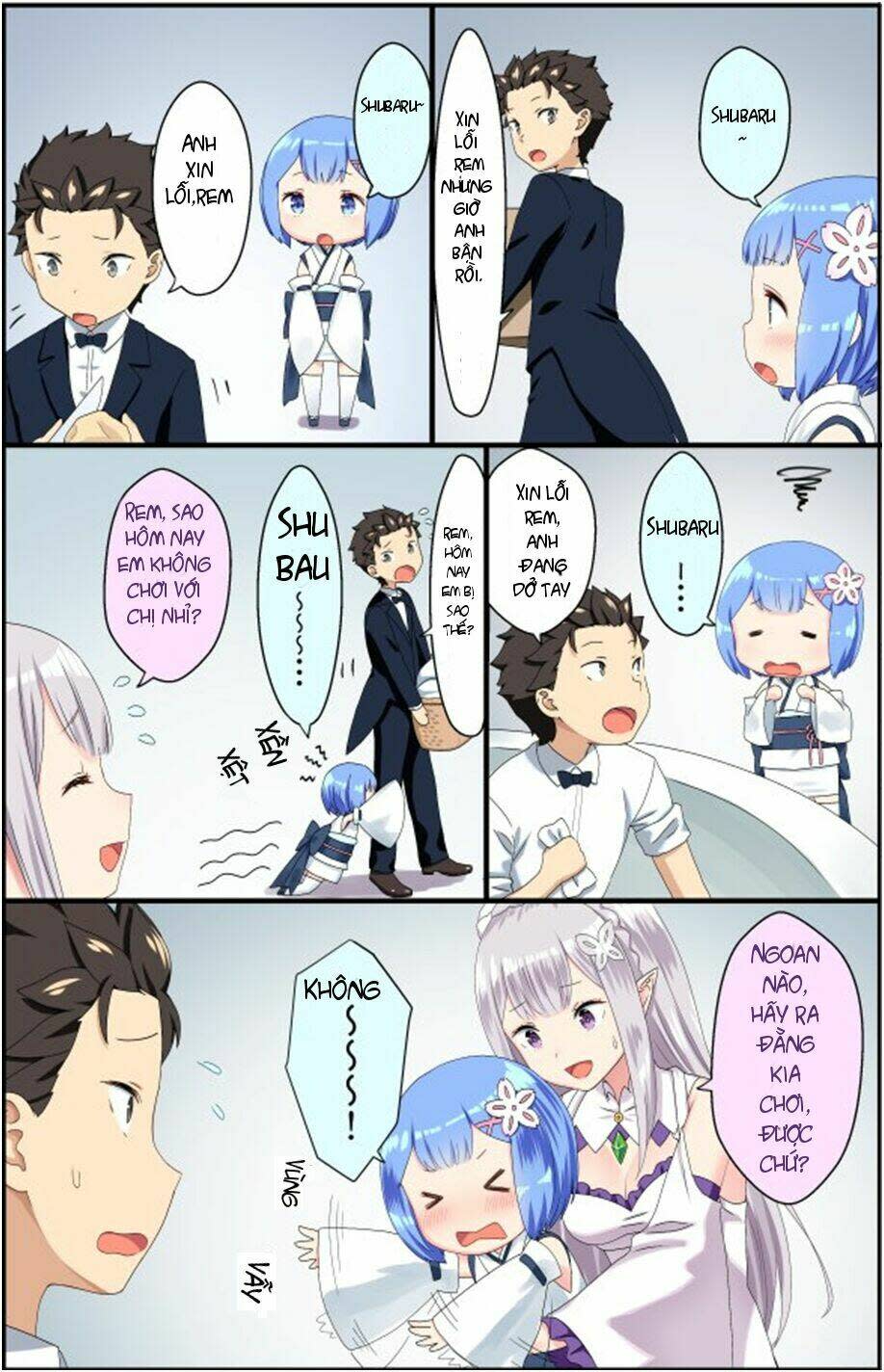 [doujinshi] Re: Zero Youjo Rem rin to Issho Chapter 1 - Next 