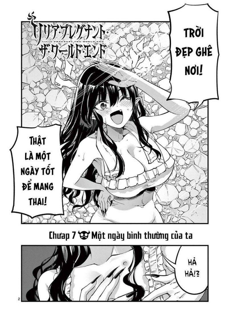 lilia mang thai ngày tận thế chapter 7 - Trang 2