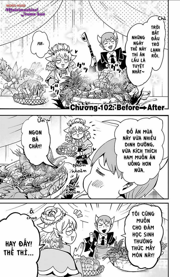 mairimashita! iruma-kun chapter 102: before➡after - Next Chapter 102