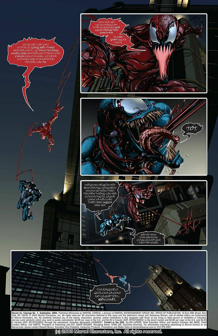 Venom vs Carnage: A Child Is Born - Đứa Bé Đản Sinh Chapter 1 - Next Chapter 1.1