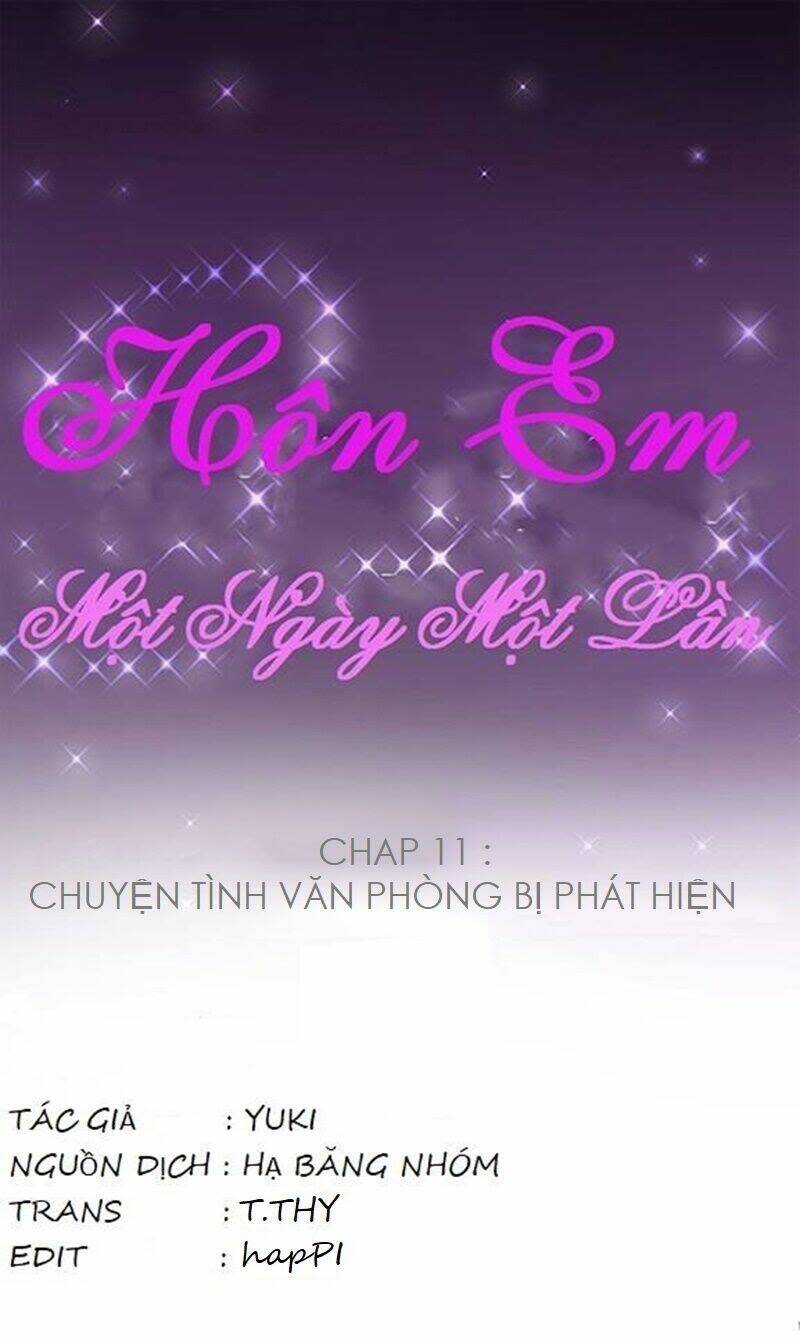 Hôn Em Một Ngày Một Lần Chapter 11 - Trang 2