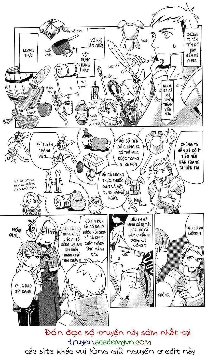 Dungeon Meshi Chapter 1 - Trang 2