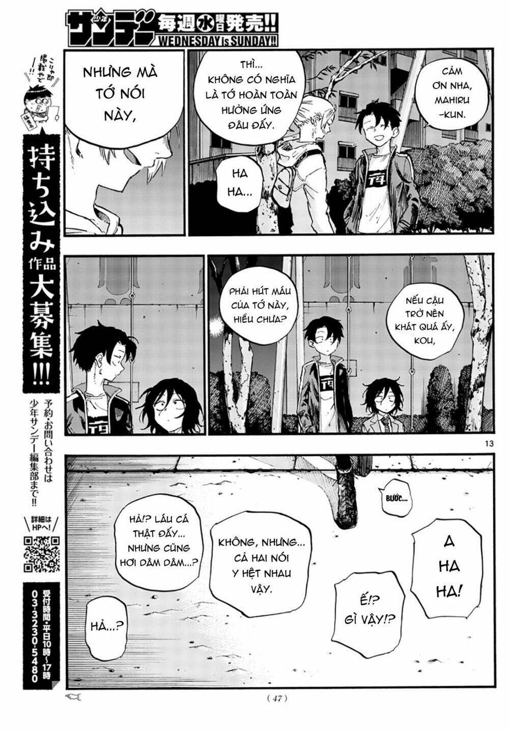 yofukashi no uta chương 48 - Next chapter 49