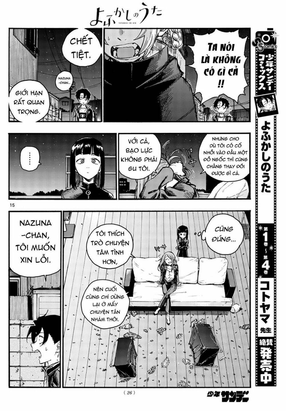 yofukashi no uta chapter 46 - Next chương 47