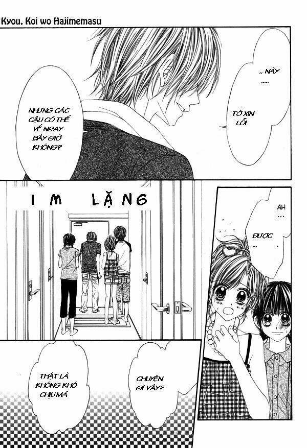 Kyou, Koi Wo Hajimemasu - Mộng Mơ Đầu Đời Chapter 9 - Trang 2