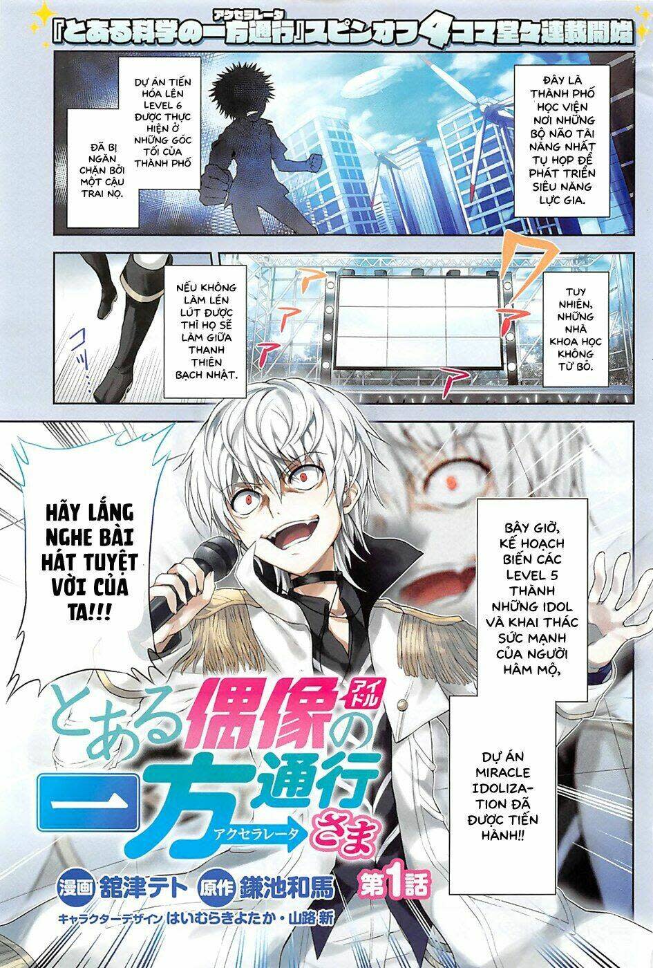 toaru idol no accelerator-sama chương 1 - Next chương 2