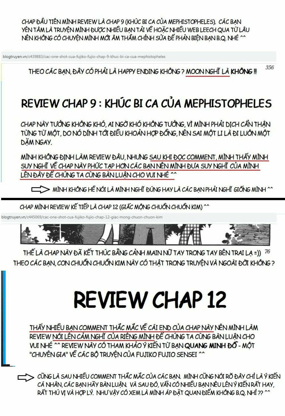 các one-shot của fujiko fujio chapter 22.5: một số ý kiến của nhóm dịch về chap 22 - Next chapter 23: anh chàng tốc độ