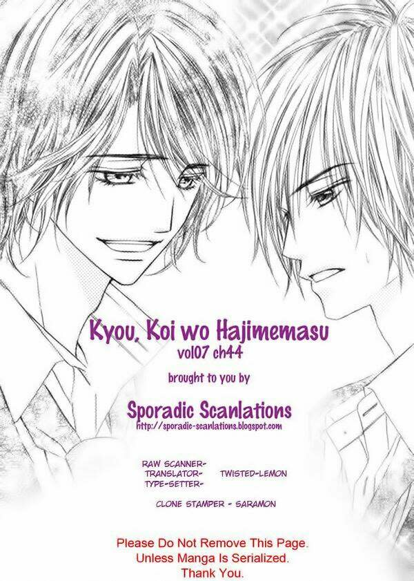 Kyou, Koi Wo Hajimemasu - Mộng Mơ Đầu Đời Chapter 44 - Trang 2