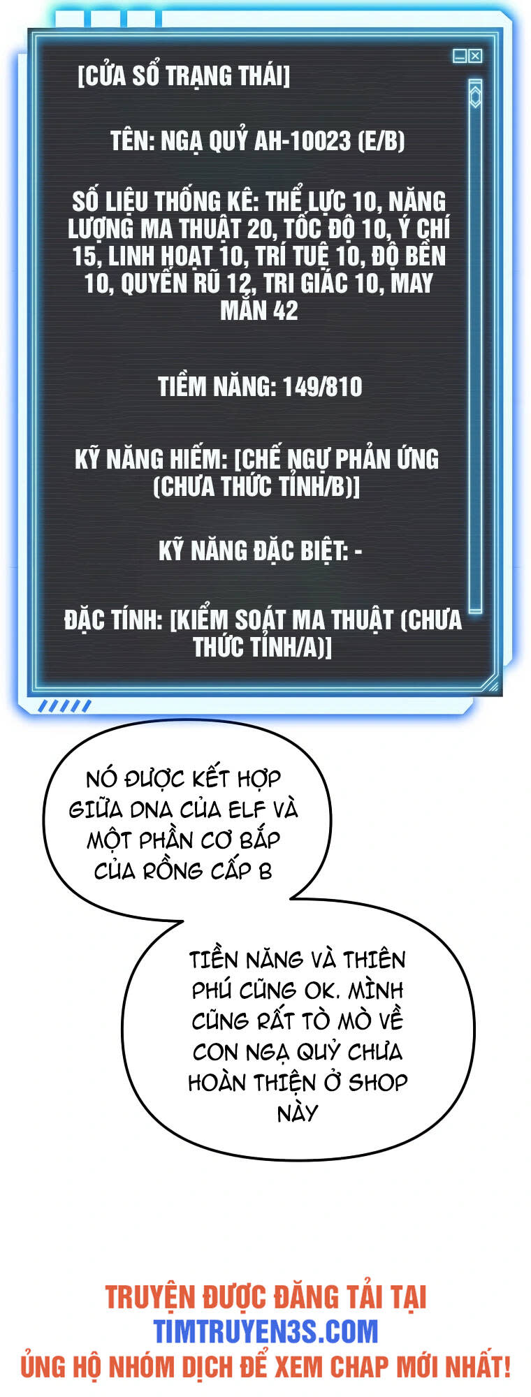 ta có max thuộc tính may mắn chapter 52 - Trang 2