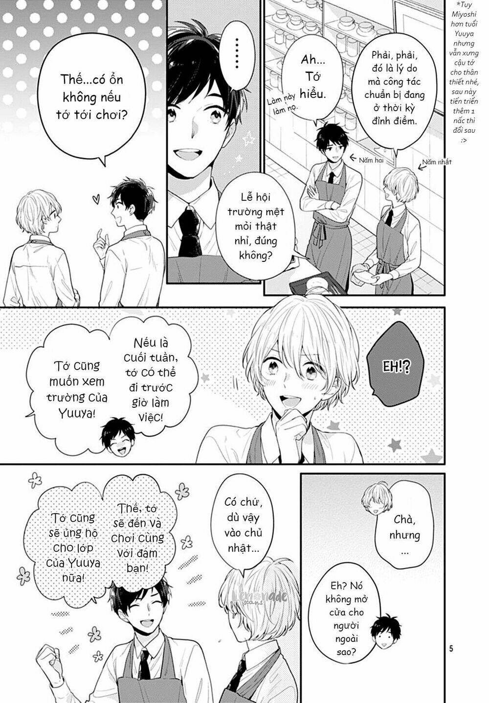 Soko No Koisuru Baitosho-Kun Chapter 3 - Trang 2