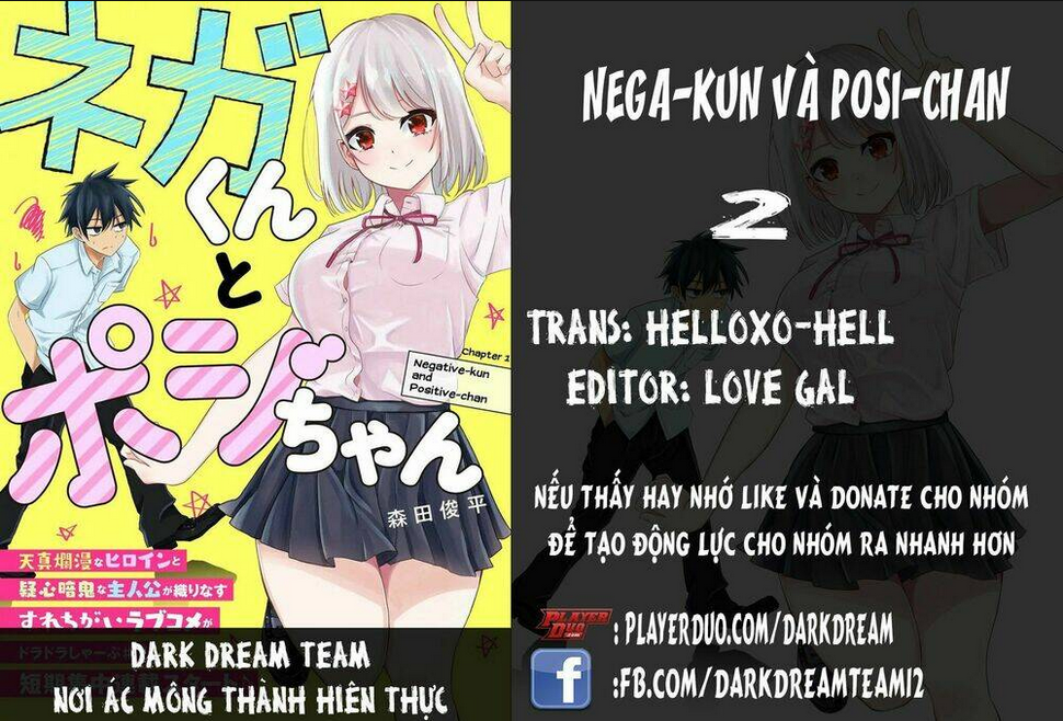 nega-kun và posi-chan chapter 2 - Trang 2