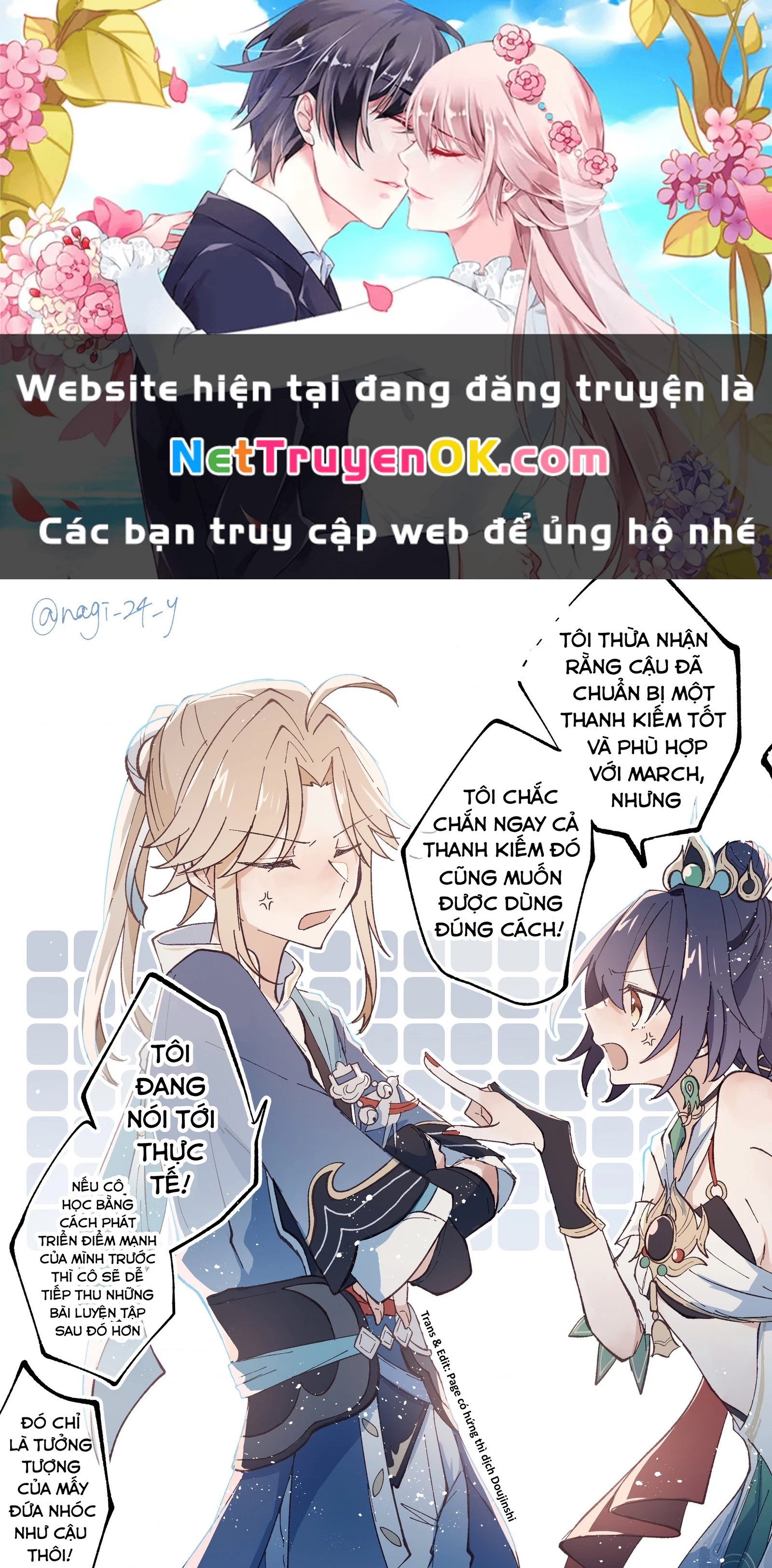 Tuyển tập truyện dịch của Page có hứng thì dịch Doujinshi Chapter 195 - Next Chapter 196