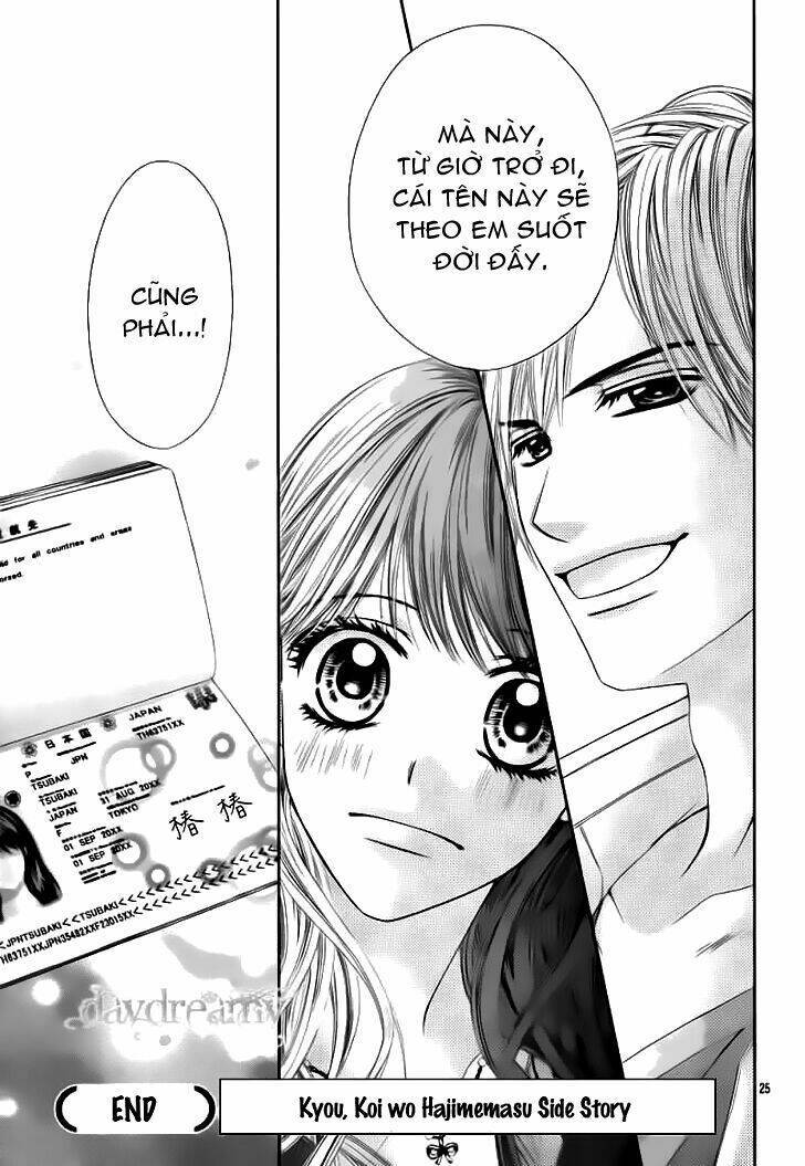 Kyou, Koi Wo Hajimemasu - Mộng Mơ Đầu Đời Chapter 99.5 - Trang 2