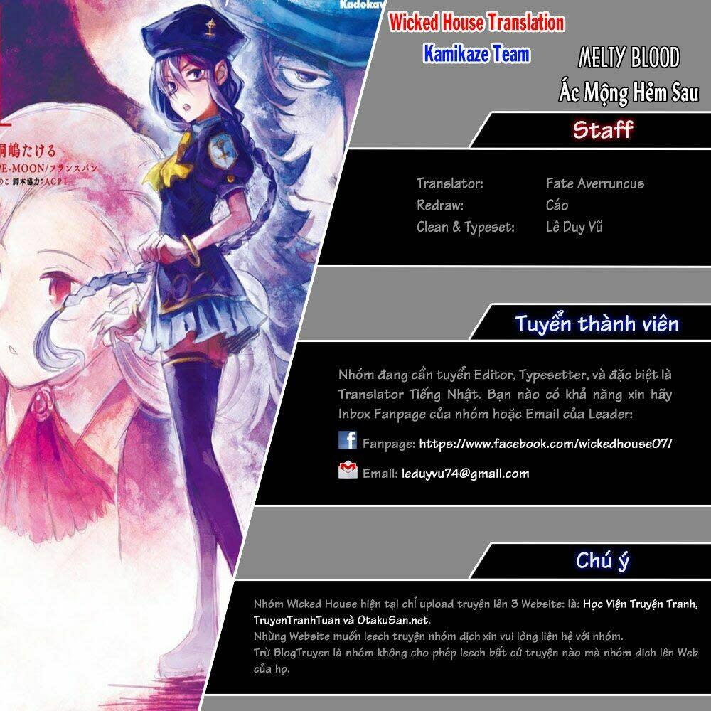 melty blood - ác mộng hẻm sau chapter 1: phần trước - Next chapter 1.5: phần sau