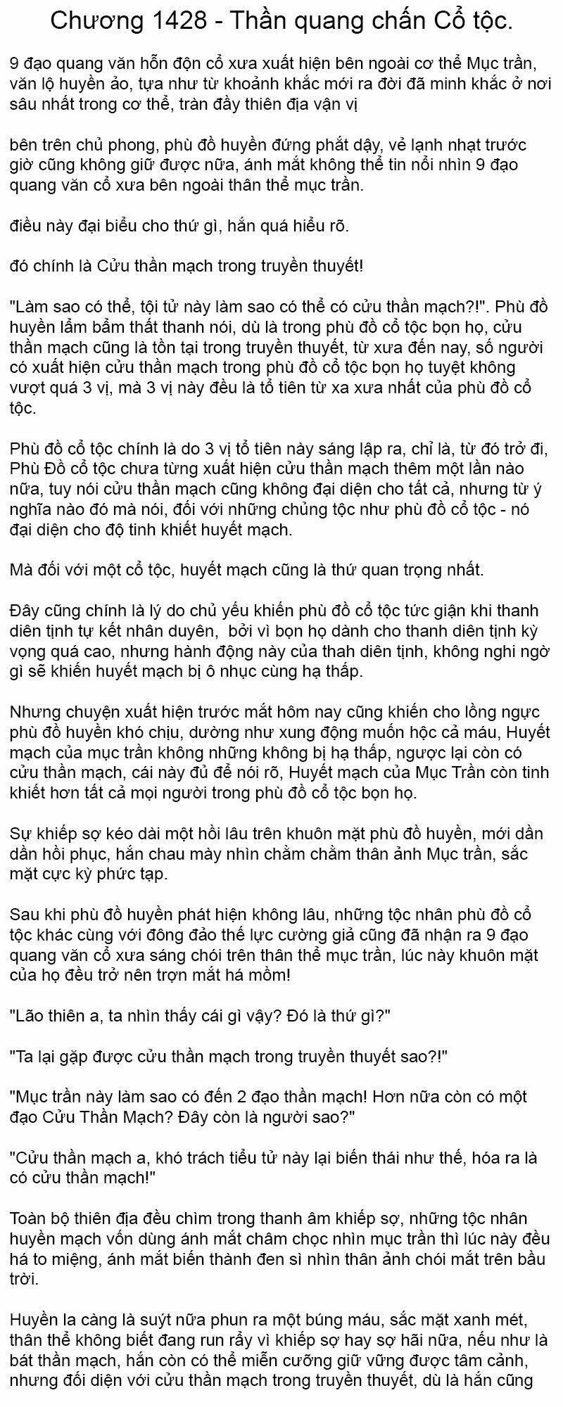 Đại chúa tể truyện chữ (bản dịch) Chapter 1428 - Trang 2