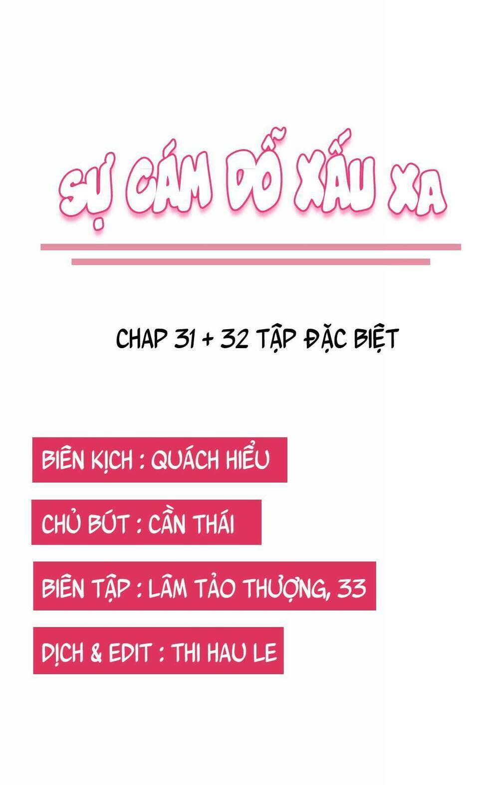 Sự Cám Dỗ Xấu Xa Chapter 31 - Next Chapter 31.3