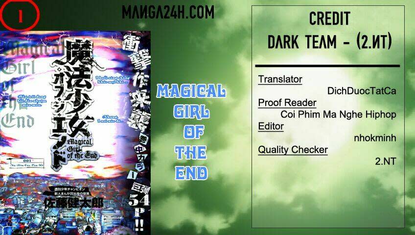 mahou shoujo of the end chương 1 - Next chương 2