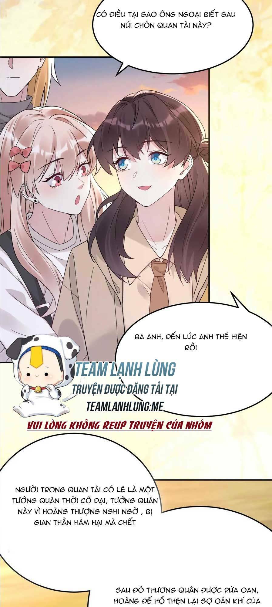 đứng yên! em gái chúng tôi nói trên đầu bạn có quỷ. chapter 178 - Trang 2