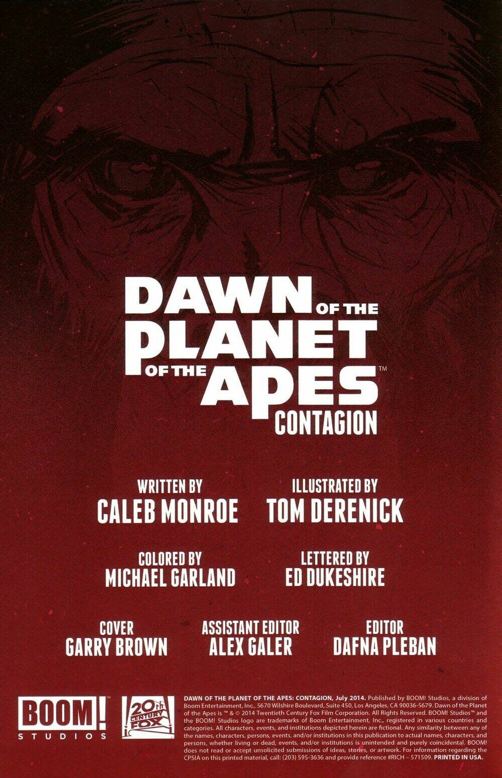 Dawn of the Planet of the Apes - Contagion [One Shot] Chapter 1 - Next 