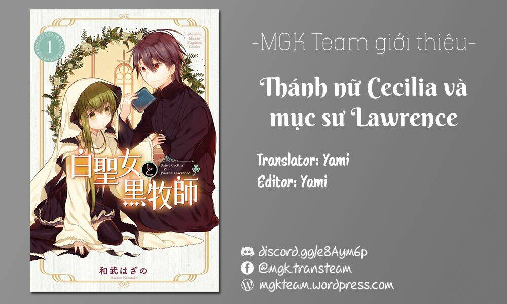 nữ thánh ceclilia và mục-sư lawrence chương 13 - Next Chapter 13