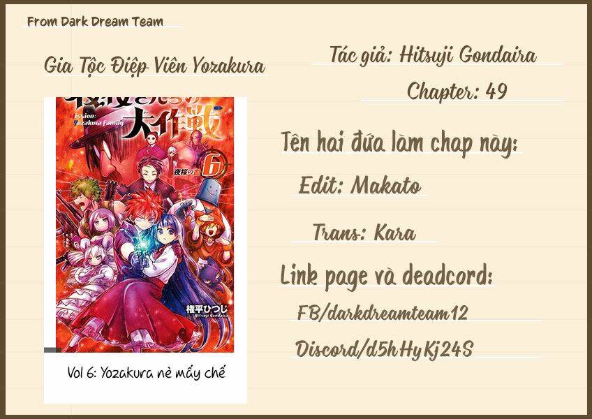 gia tộc điệp viên yozakura chapter 49 - Next Chapter 49