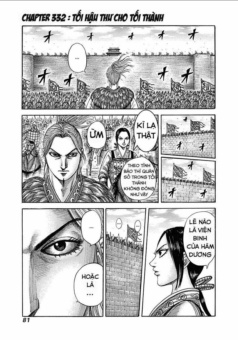 kingdom - vương giả thiên hạ chapter 332 - Next chapter 333