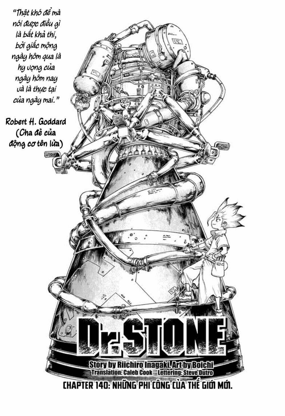 dr.stone - hồi sinh thế giới chapter 140: những phi công của thế giới mới. - Trang 2