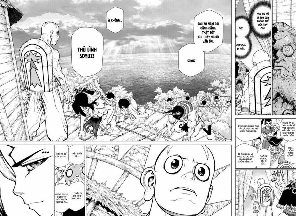 dr.stone - hồi sinh thế giới chapter 140: những phi công của thế giới mới. - Trang 2